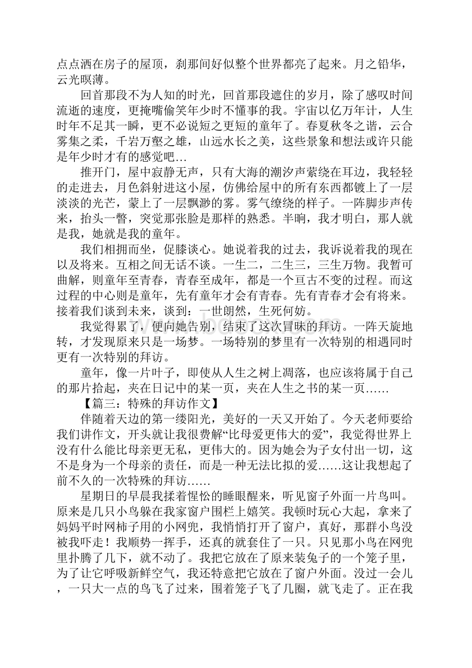 一次特殊的拜访作文.docx_第2页