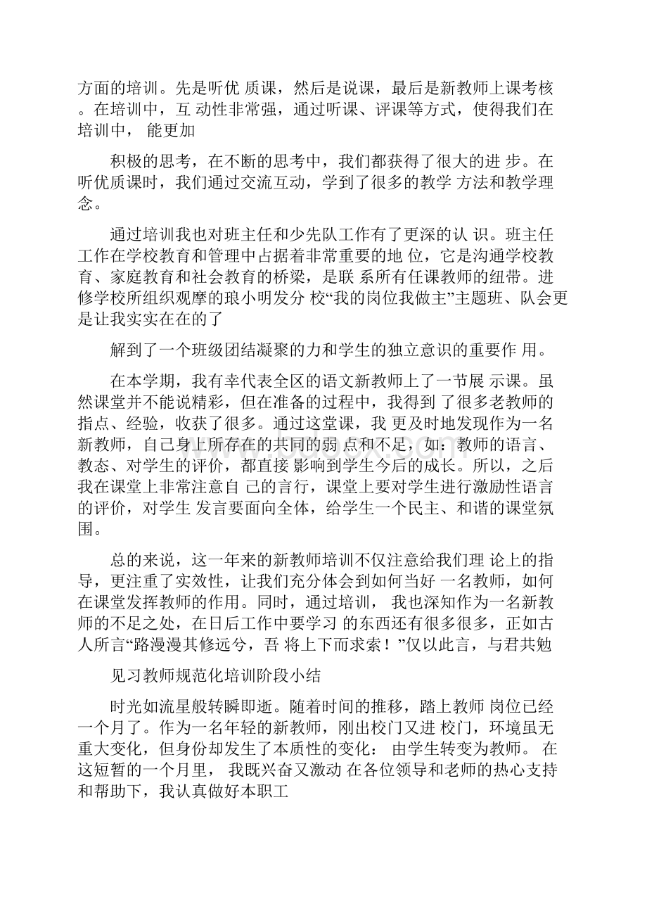 完整版见习教师培训总结文档格式.docx_第2页