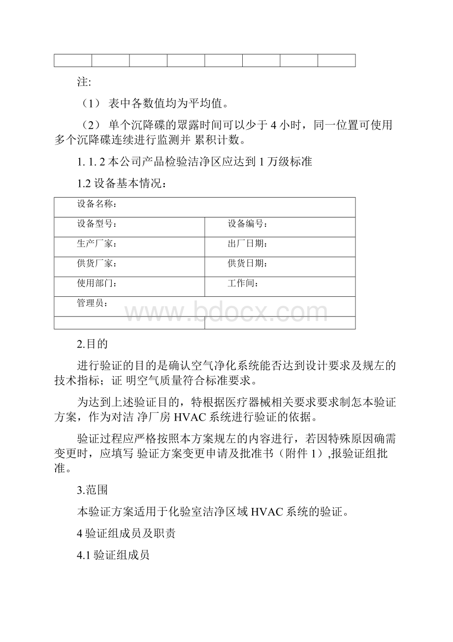 阳性对照室空调净化系统验证报告.docx_第3页