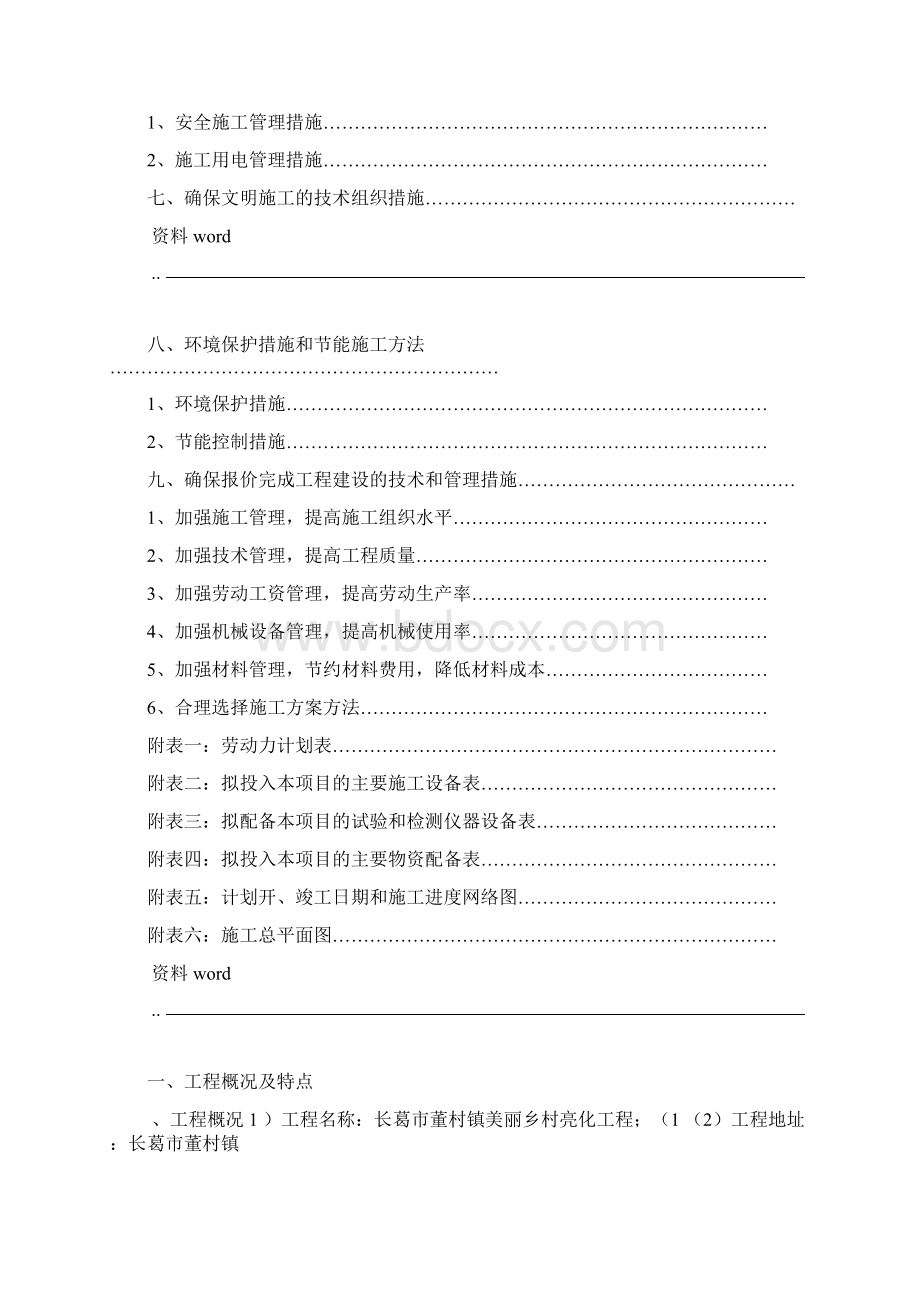 长葛董村镇美丽乡村亮化项目技术标书.docx_第2页