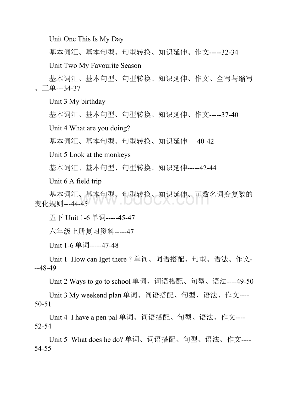 小学英语总复习人教版各年级知识点总结.docx_第3页