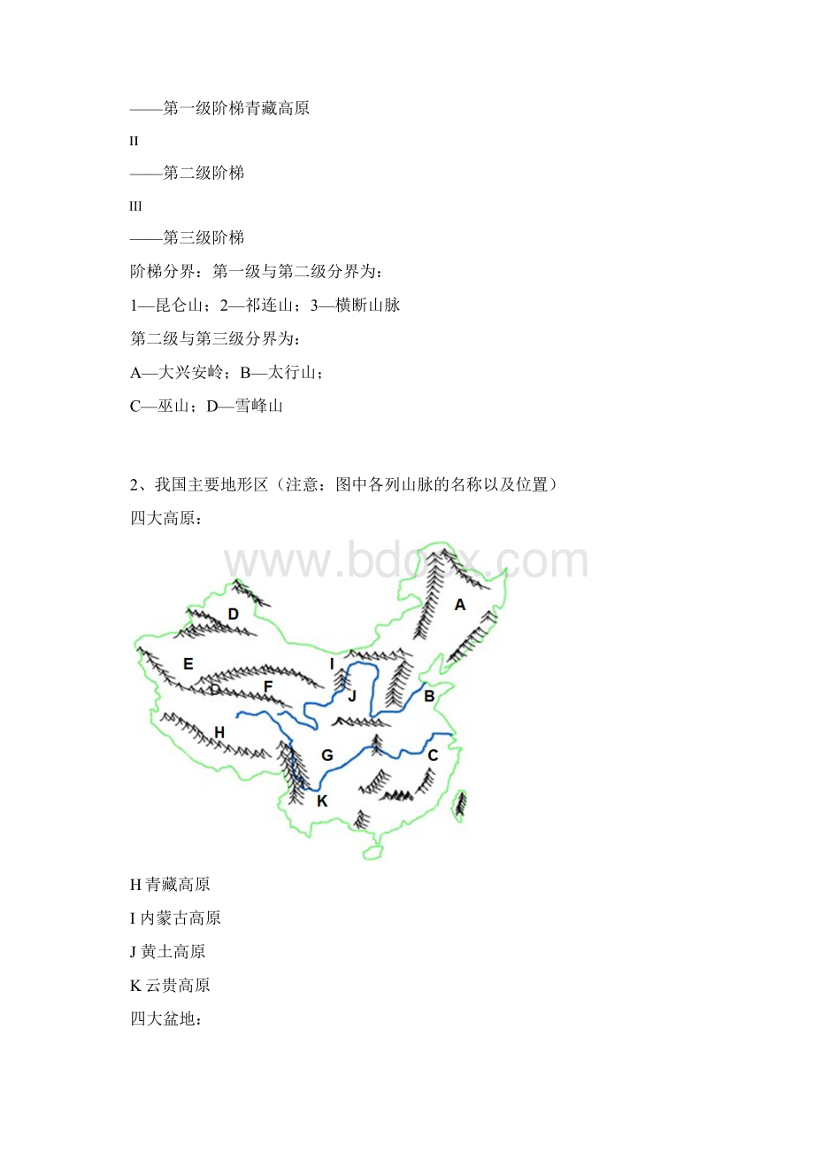 新人教版地理八年级上册复习提纲.docx_第3页