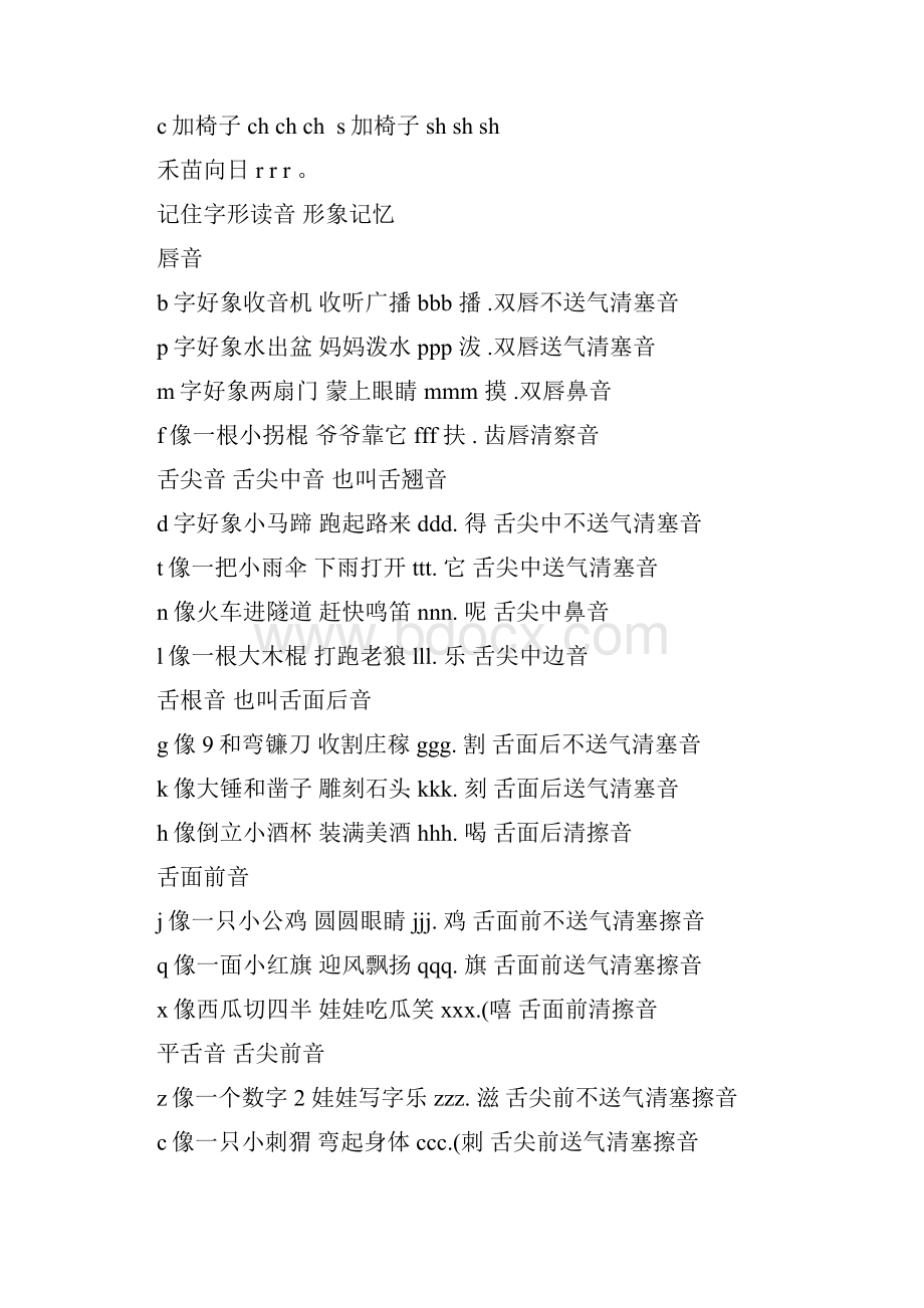 汉语拼音快速学习方法Word文档下载推荐.docx_第3页