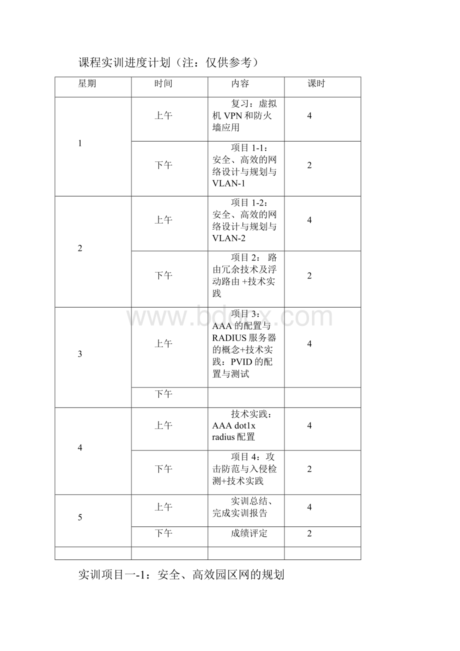 计算机网络管理与安全实训任务书.docx_第2页