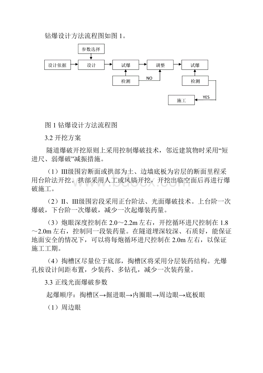 157罗刚浅谈光面爆破在地铁区间隧道中的应用.docx_第3页