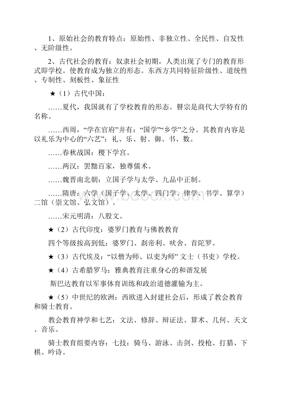 最新教师招聘笔试教育学各章知识点整理总结山香终结版111111111111.docx_第2页