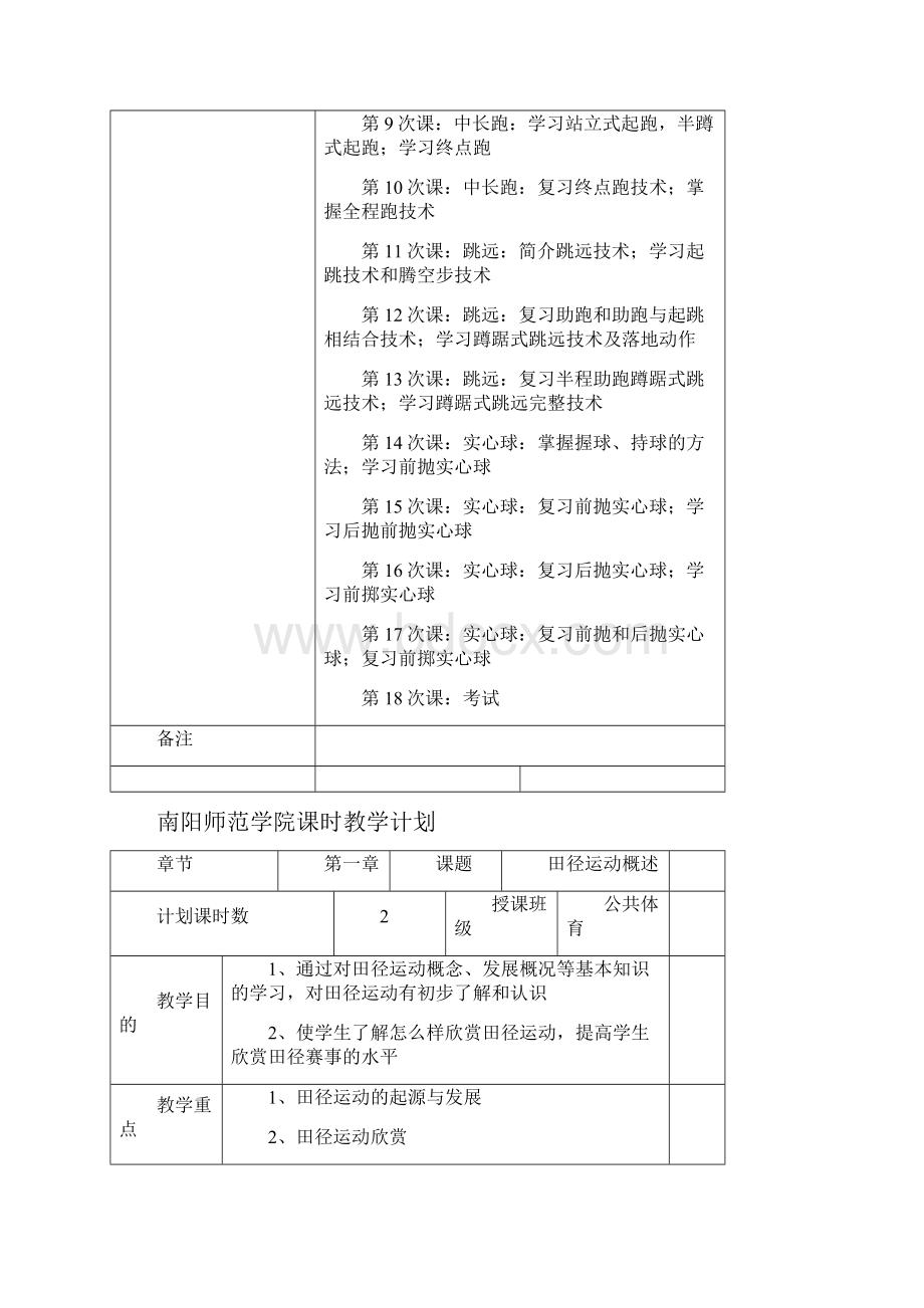 大学体育田径教案.docx_第2页