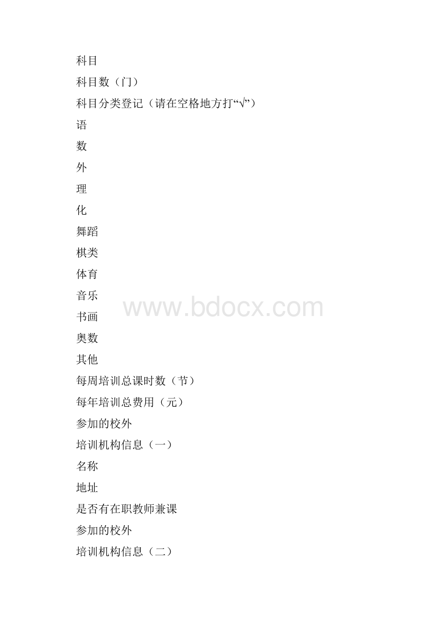 有关对校外培训机构全面排查摸底工作方案Word格式.docx_第3页