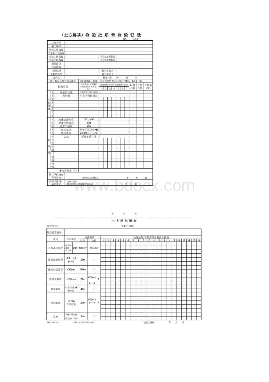 河南省市政工程施工资料用表道路+排水Word格式文档下载.docx_第3页