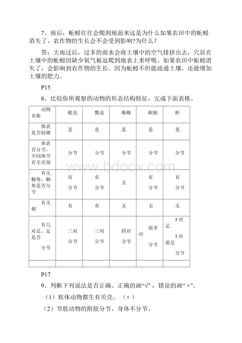 八年级生物上册课后习题答案文档格式.docx_第2页