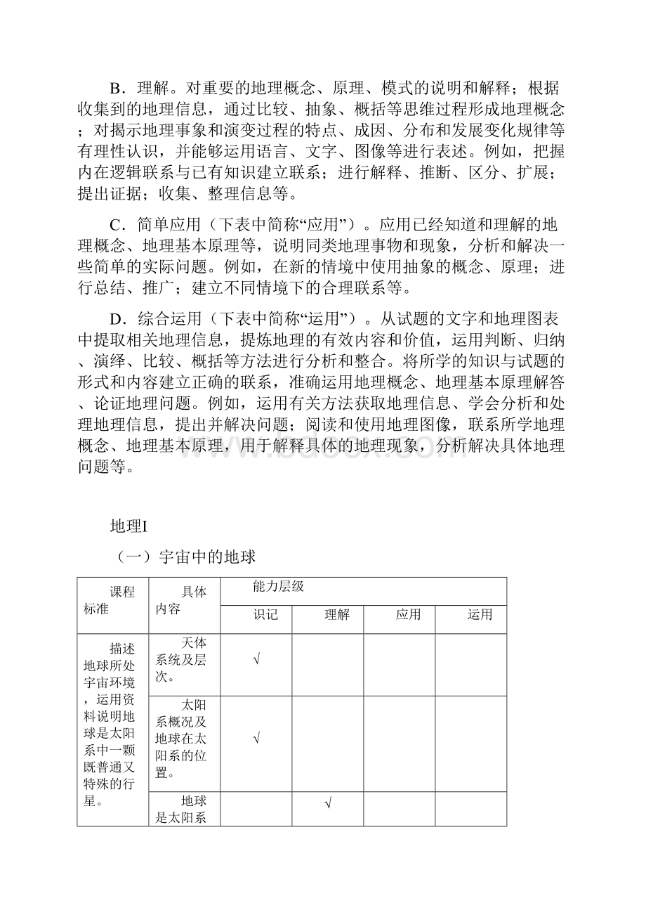 地理考试大纲Word下载.docx_第3页