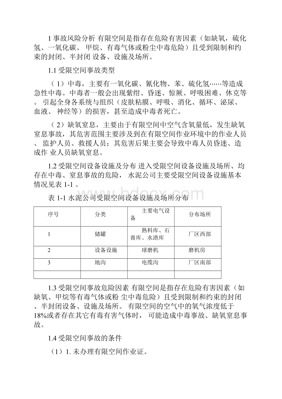 受限空间事故专项应急预案.docx_第2页