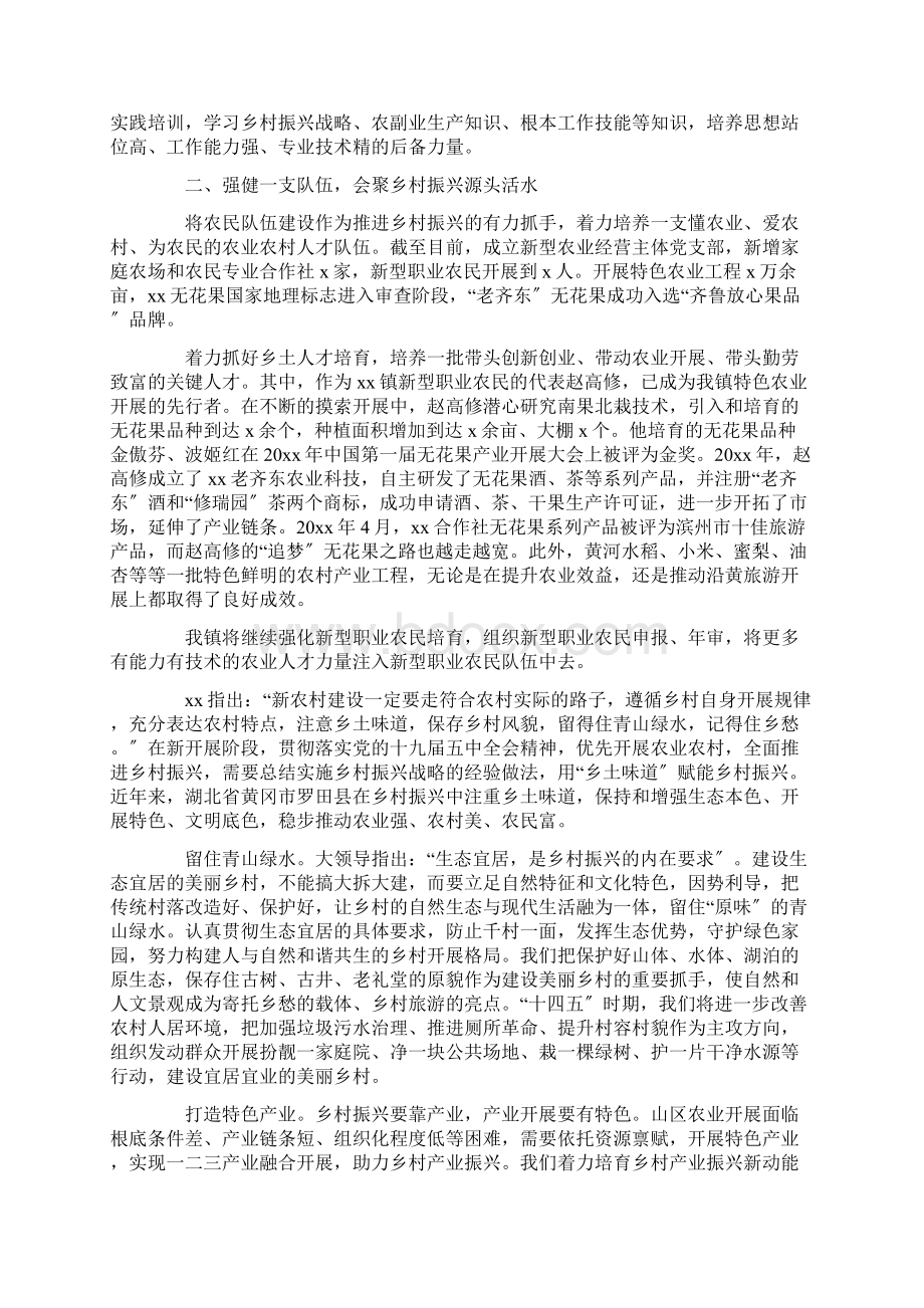 乡村振兴工作经验材料范文五篇.docx_第3页