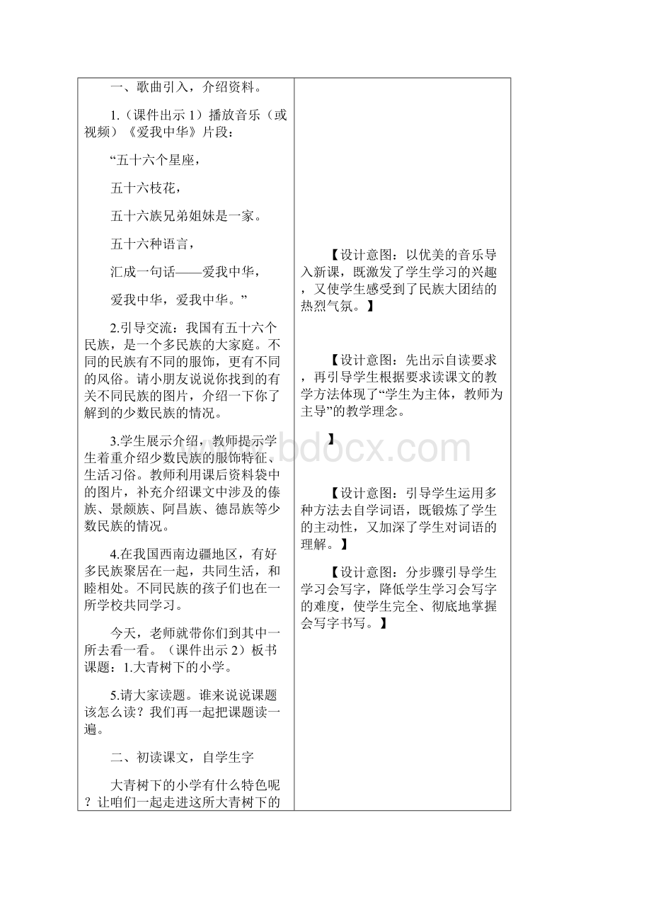 参考实用部编版语文三上1《大青树下的小学》.docx_第2页