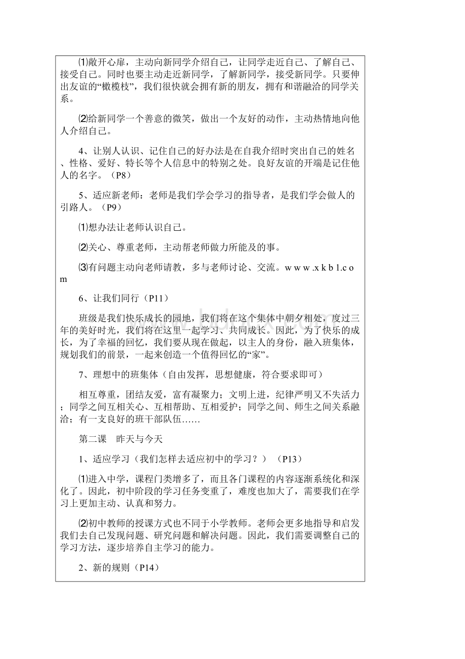 教科版政治七年级上册各课知识点复习文档格式.docx_第2页