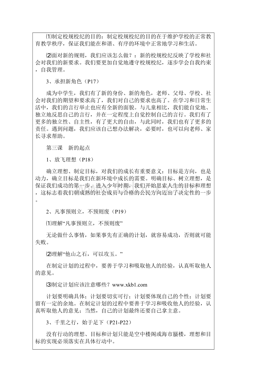 教科版政治七年级上册各课知识点复习文档格式.docx_第3页