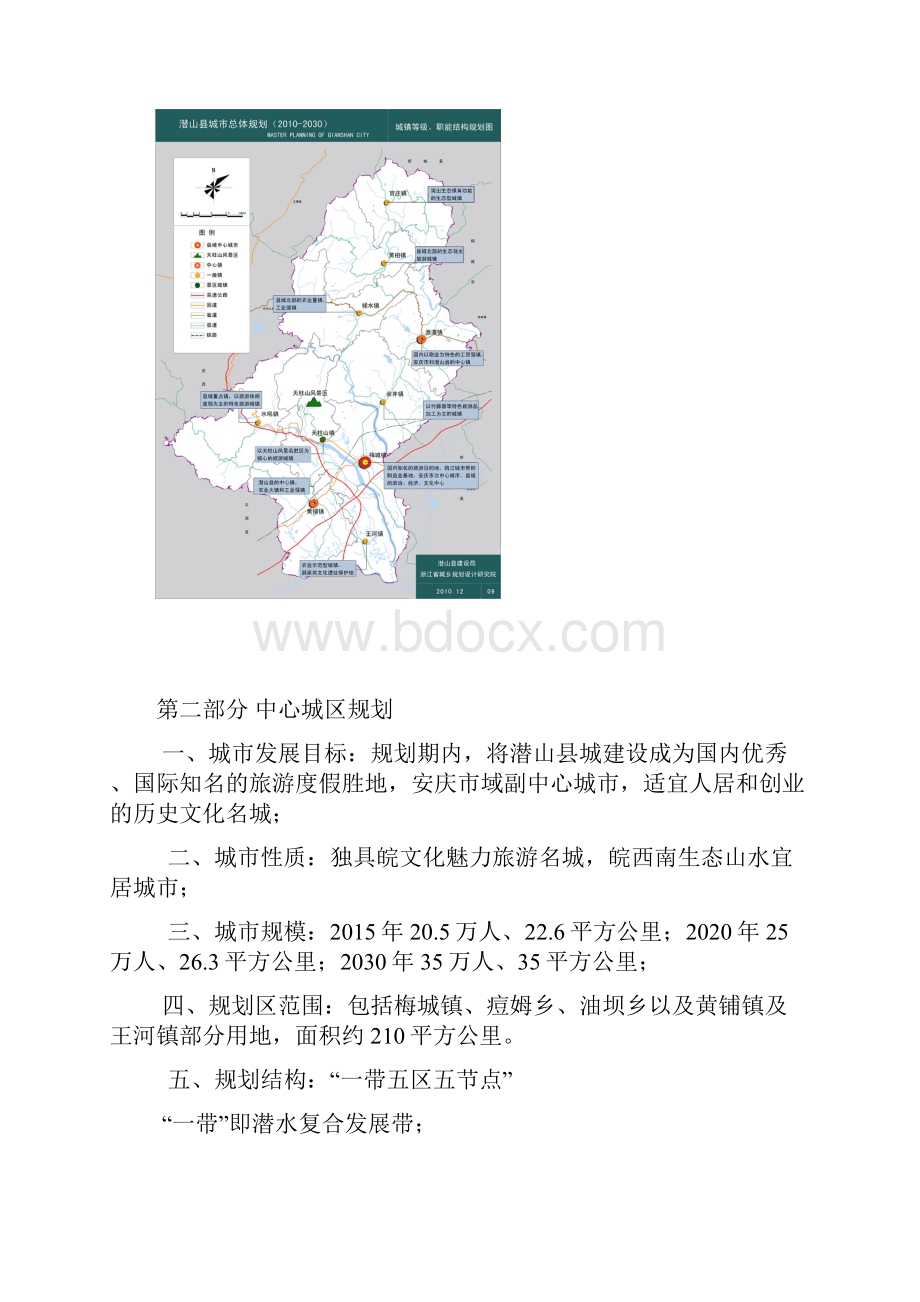 最新潜山县城市总体规划部分教学提纲.docx_第3页