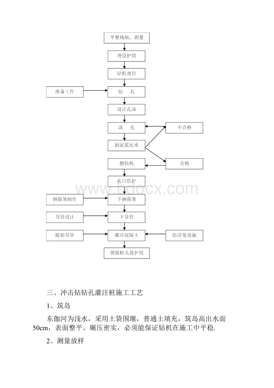 冲击钻钻孔灌注桩施工安全技术交底Word文件下载.docx_第2页