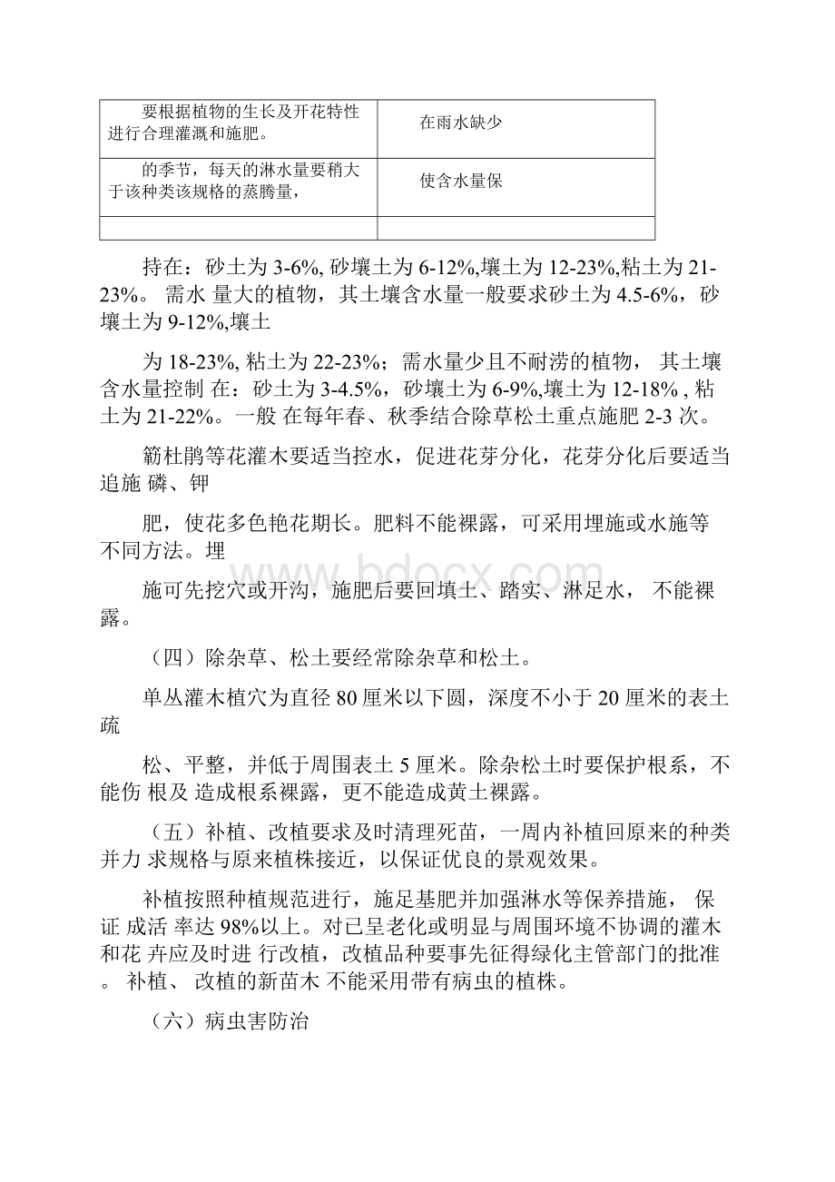 绿化养护服务计划及承诺Word下载.docx_第3页