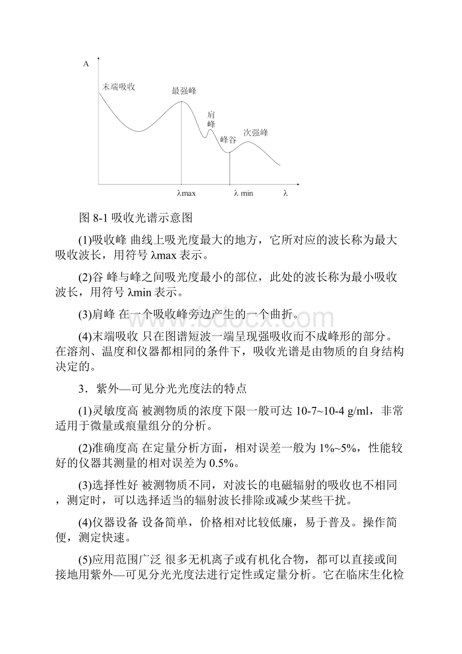 紫外可见分光光度法Word格式.docx_第2页