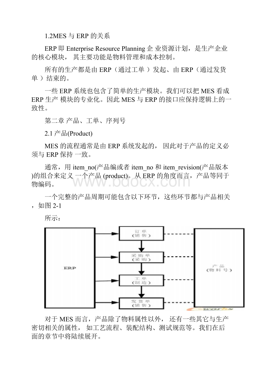 MES制造执行系统的原理与实现Word文档下载推荐.docx_第2页