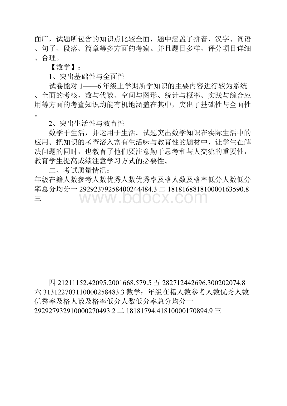 期末考试质量分析报告.docx_第2页