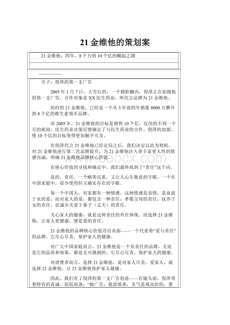 21金维他的策划案文档格式.docx