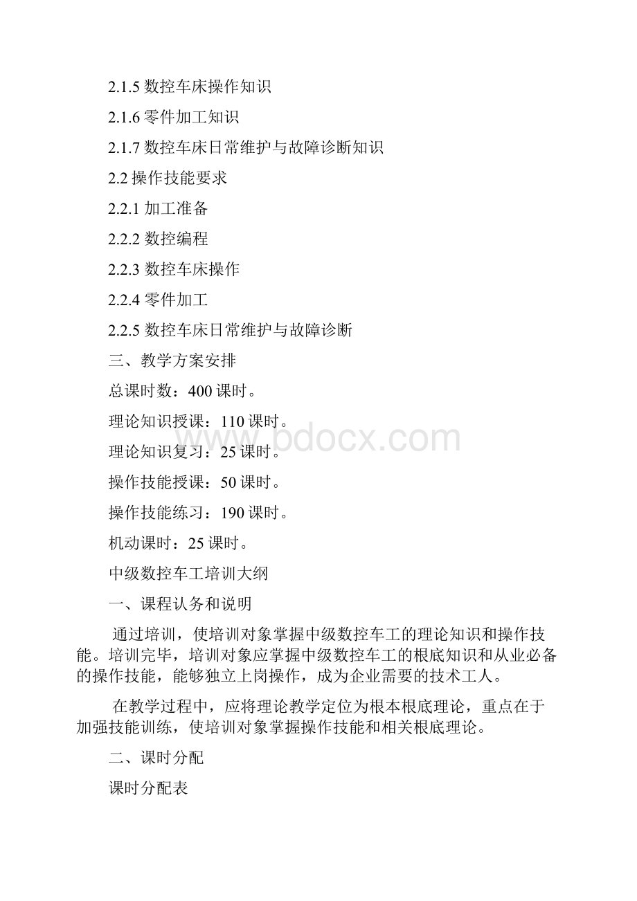 数控车工培训计划和培训大纲.docx_第2页