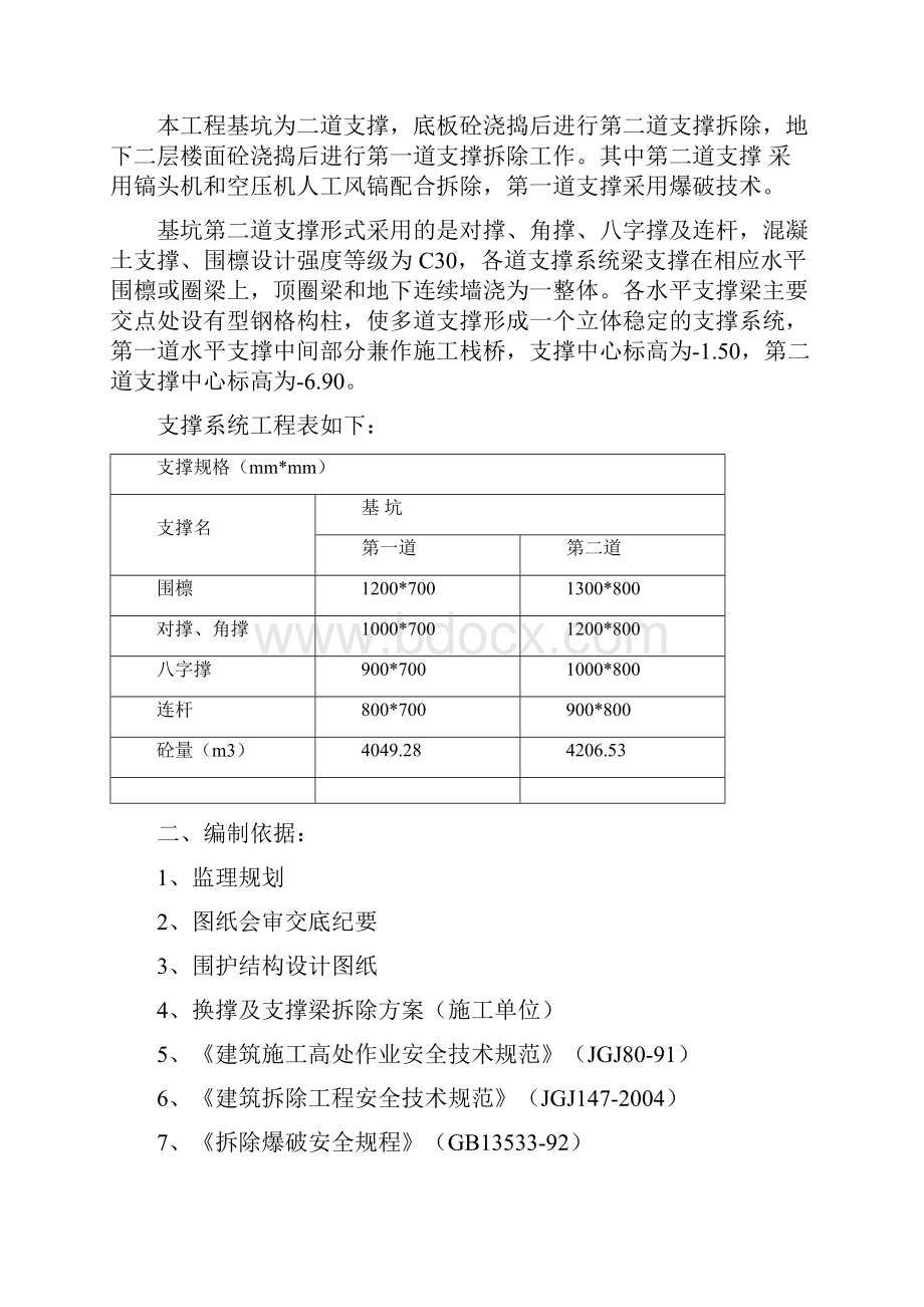 支撑梁拆除监理细则.docx_第2页