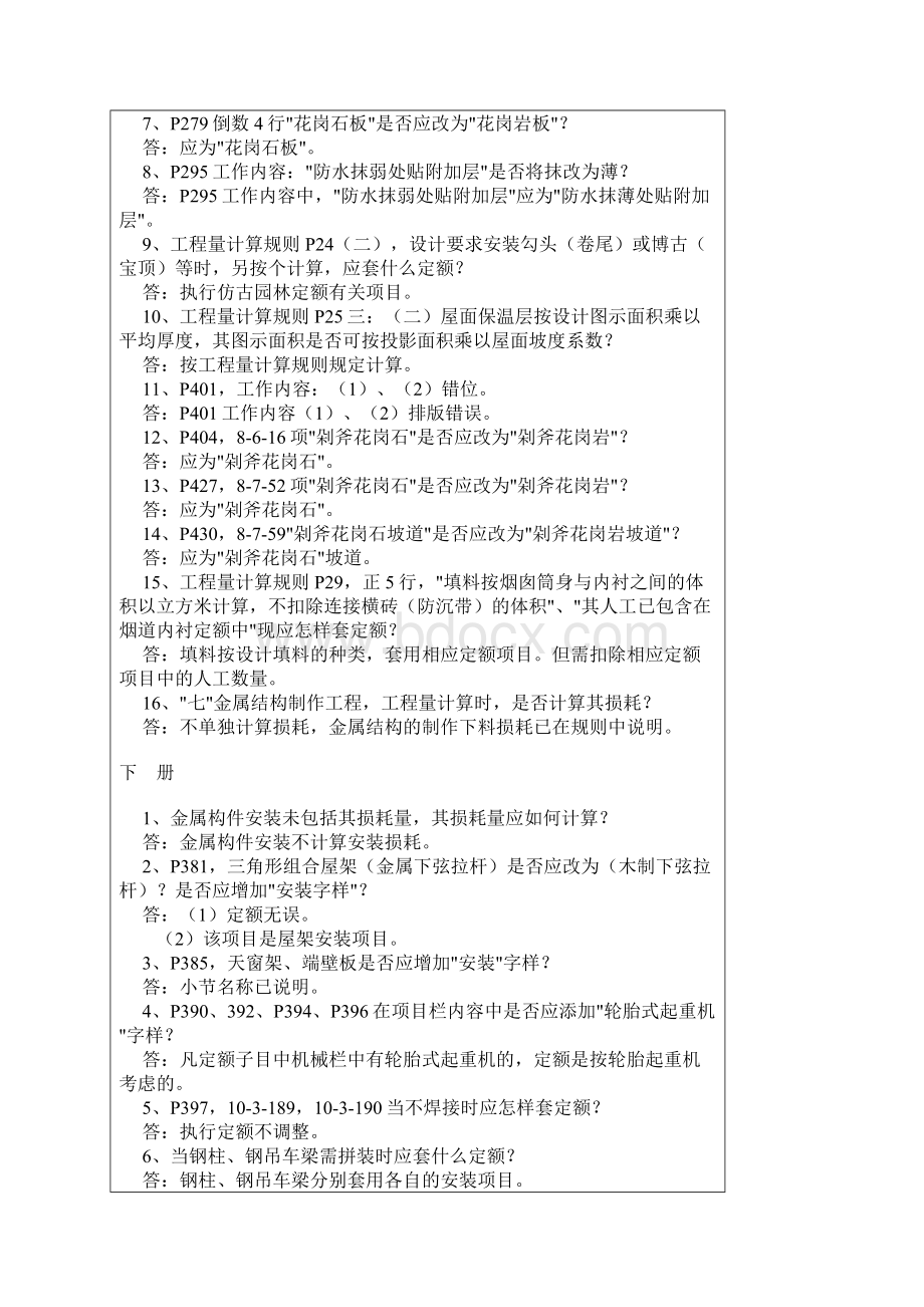 山东省建筑工程消耗量定额解释精编版.docx_第2页