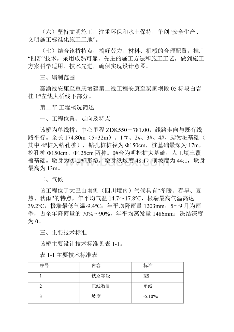 白岩桂1号左线大桥施组Word下载.docx_第2页