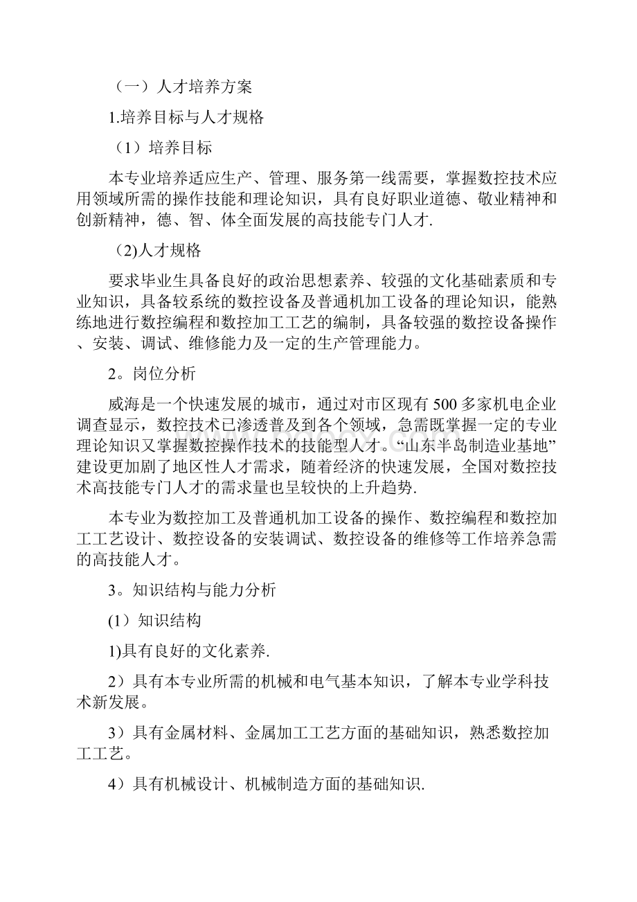 数控技术专业建设方案汇总.docx_第3页