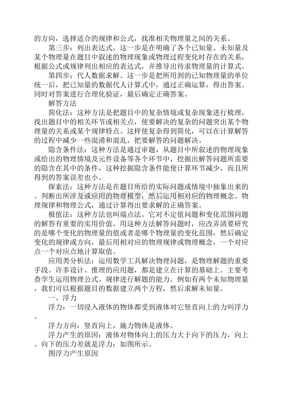 中考物理专题强化训练浮力计算题带解析新人教版.docx_第2页