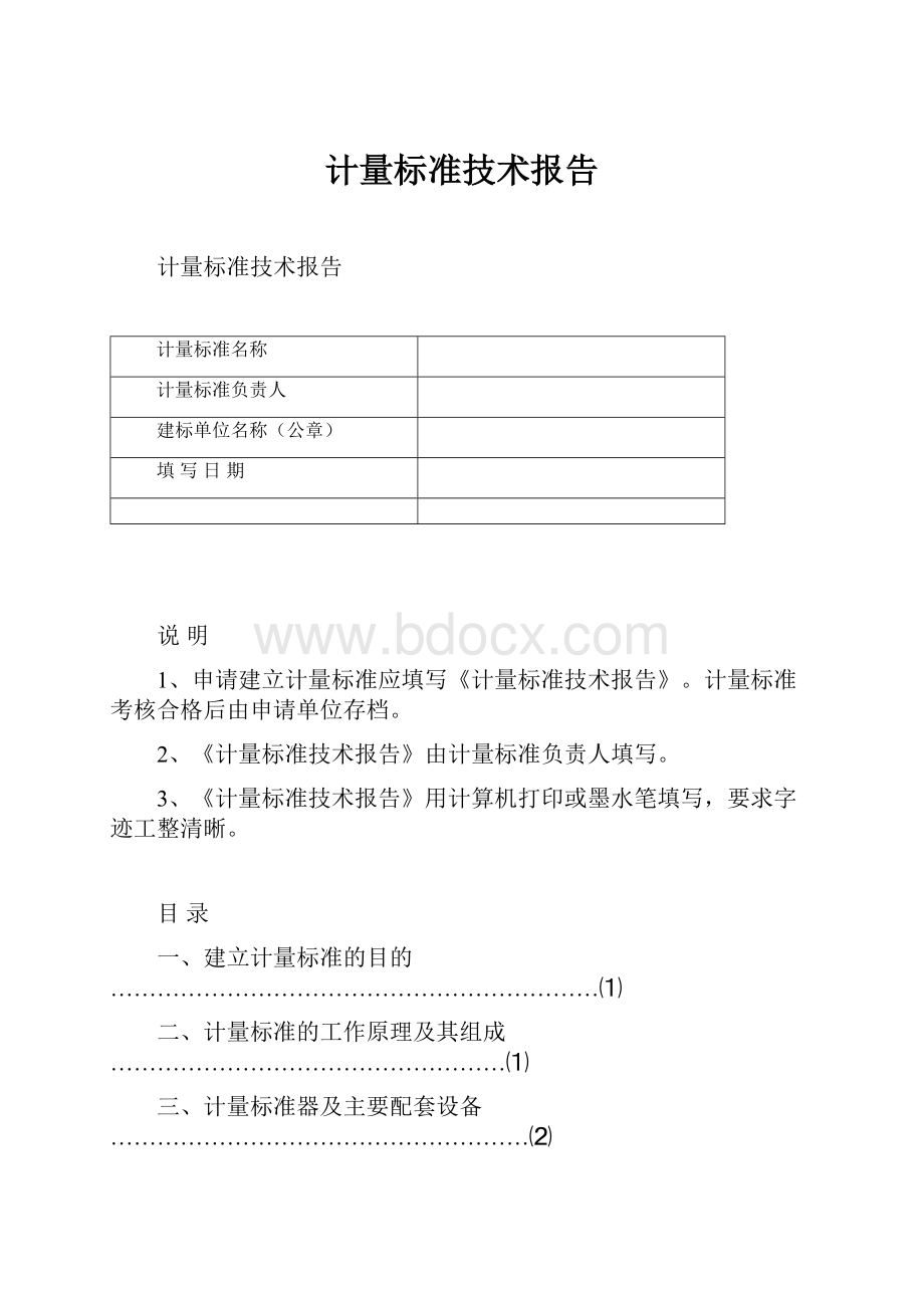 计量标准技术报告Word下载.docx_第1页