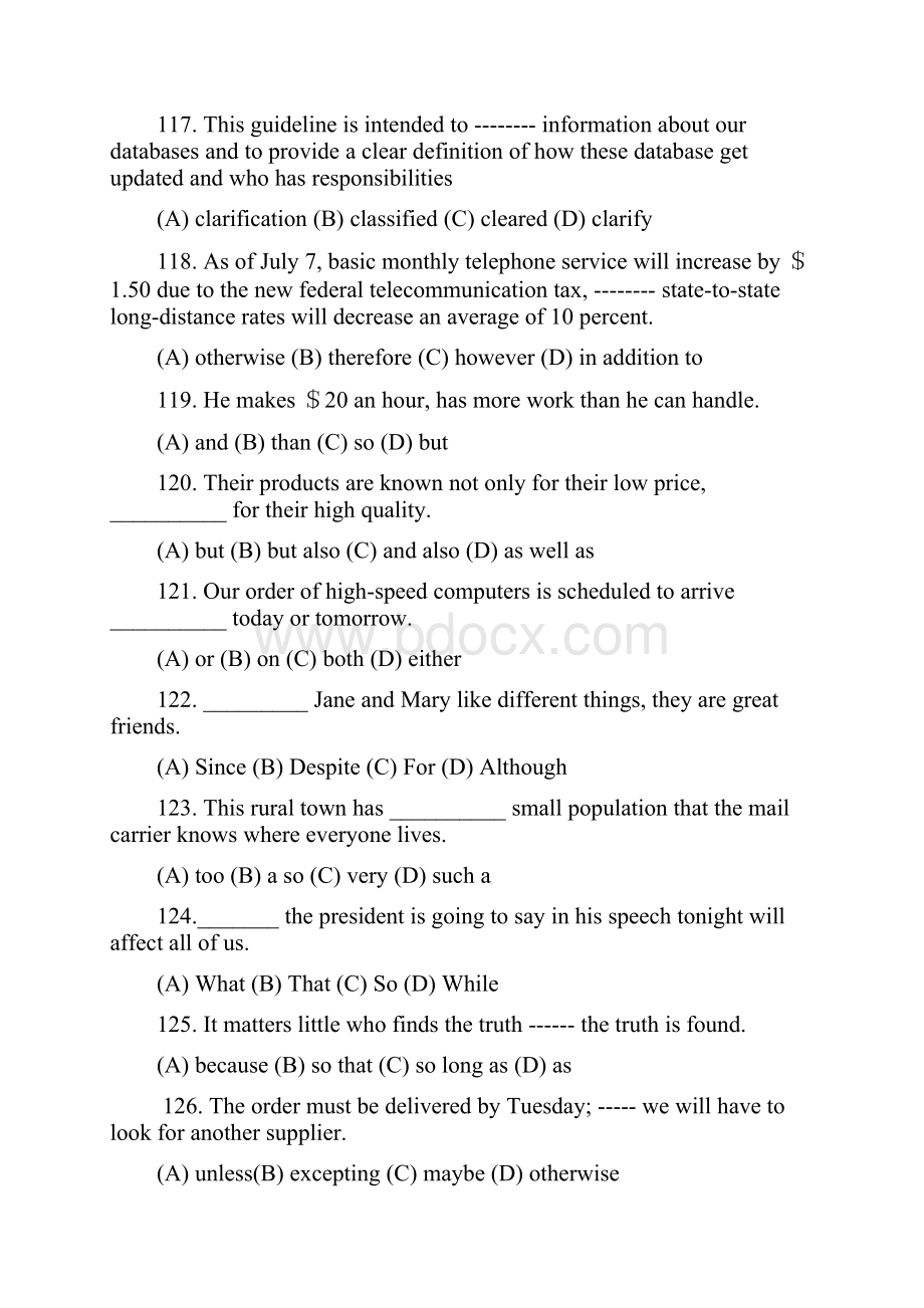 历年托业考试真题及答案精选Word文档下载推荐.docx_第3页