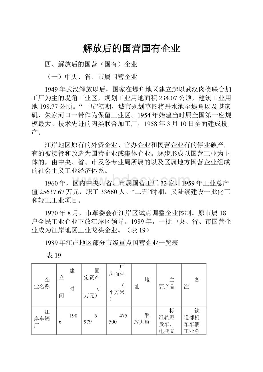 解放后的国营国有企业.docx_第1页