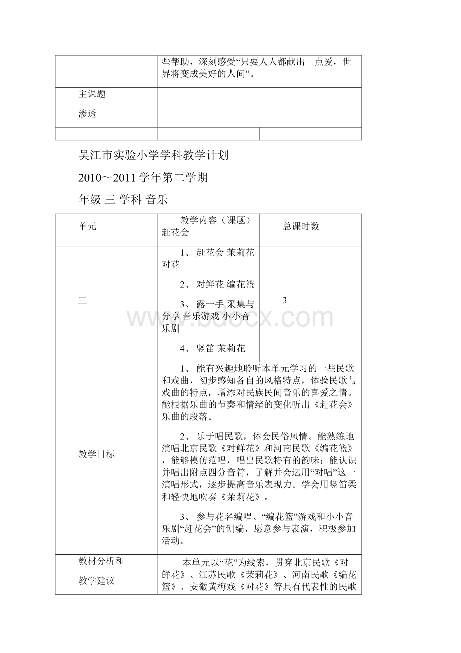 小学三年级苏少版音乐下册教案及教学计划.docx_第3页