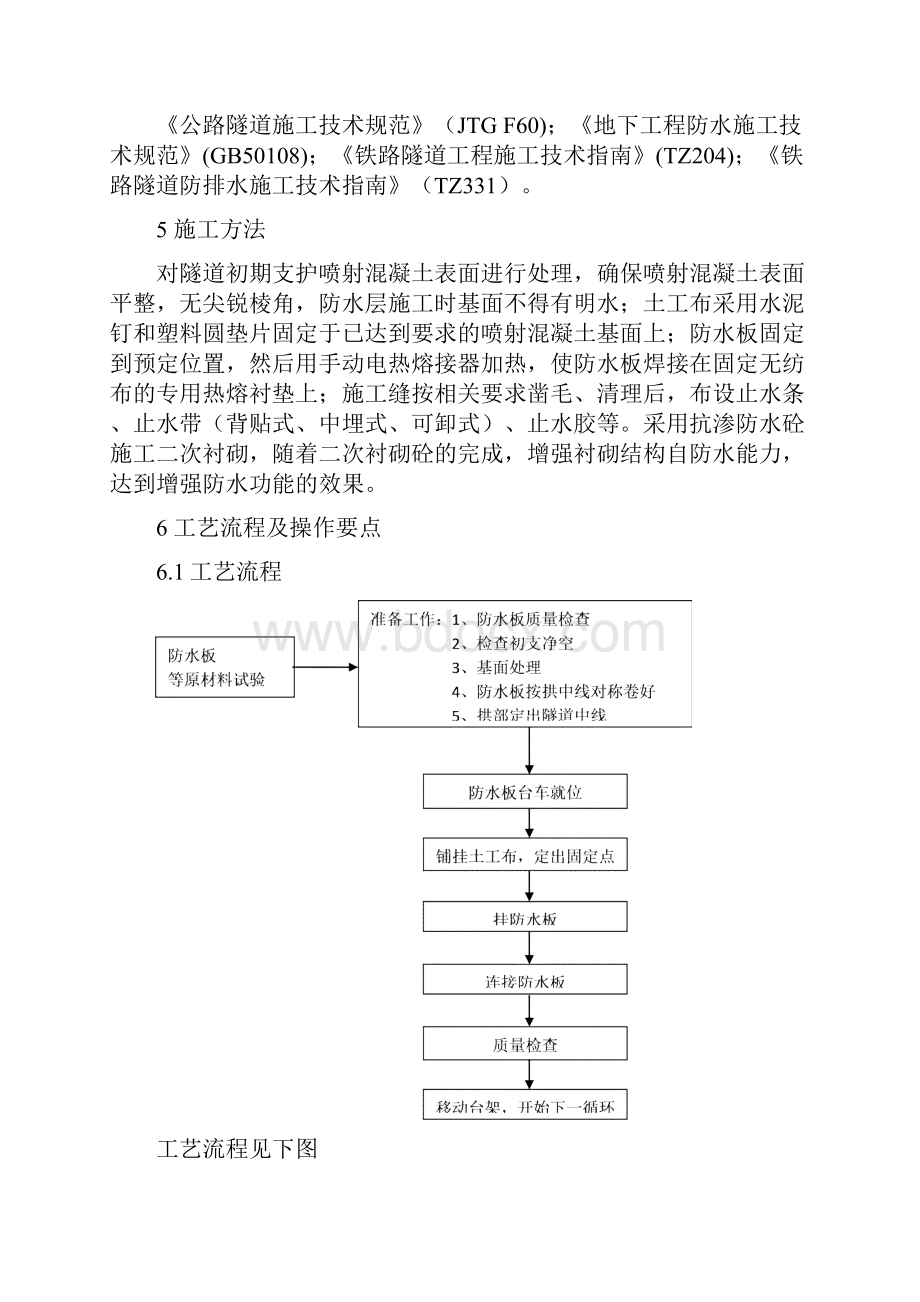 衬砌防排水施工工艺工法.docx_第2页