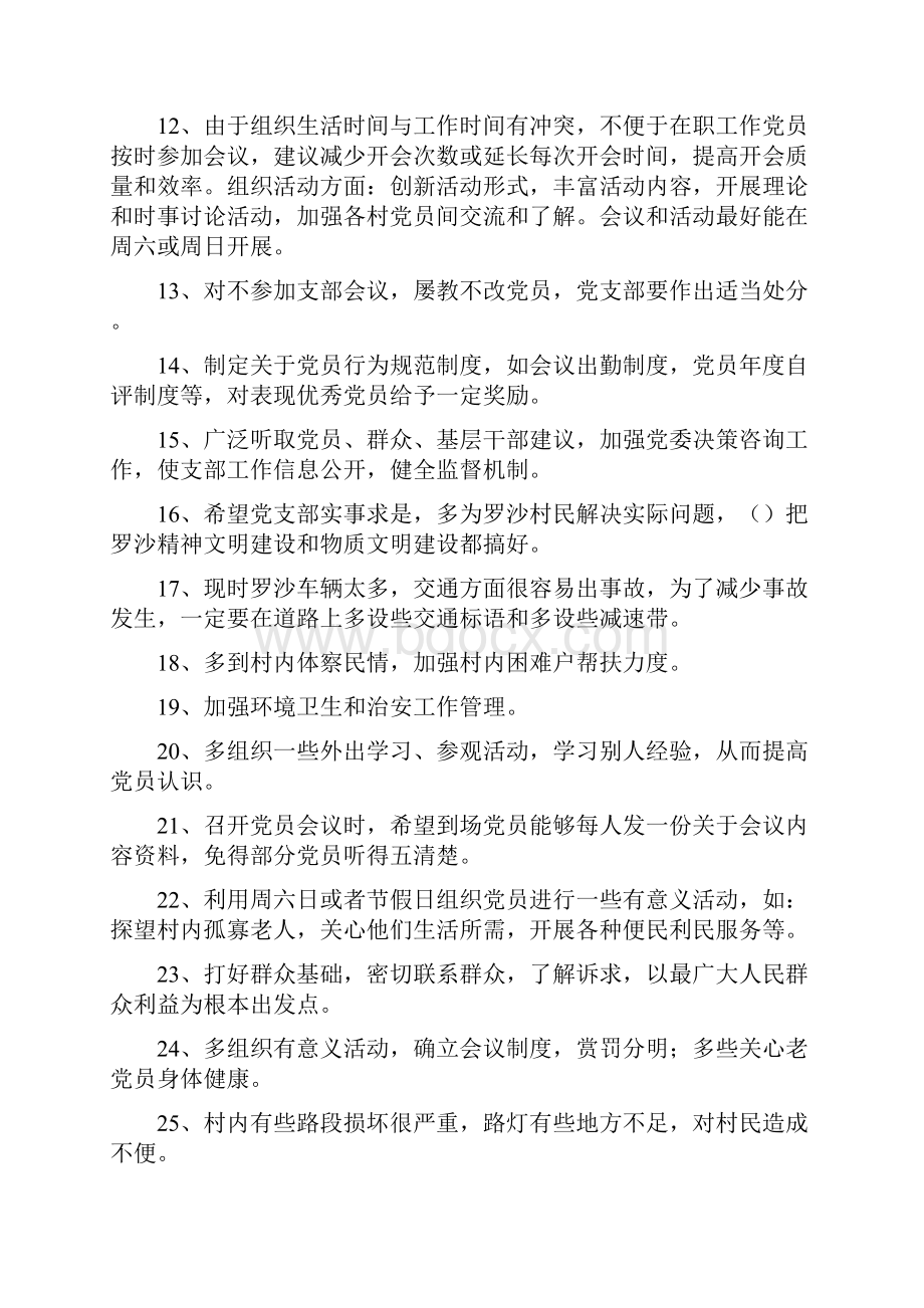 对支部的意见和建议docWord下载.docx_第2页