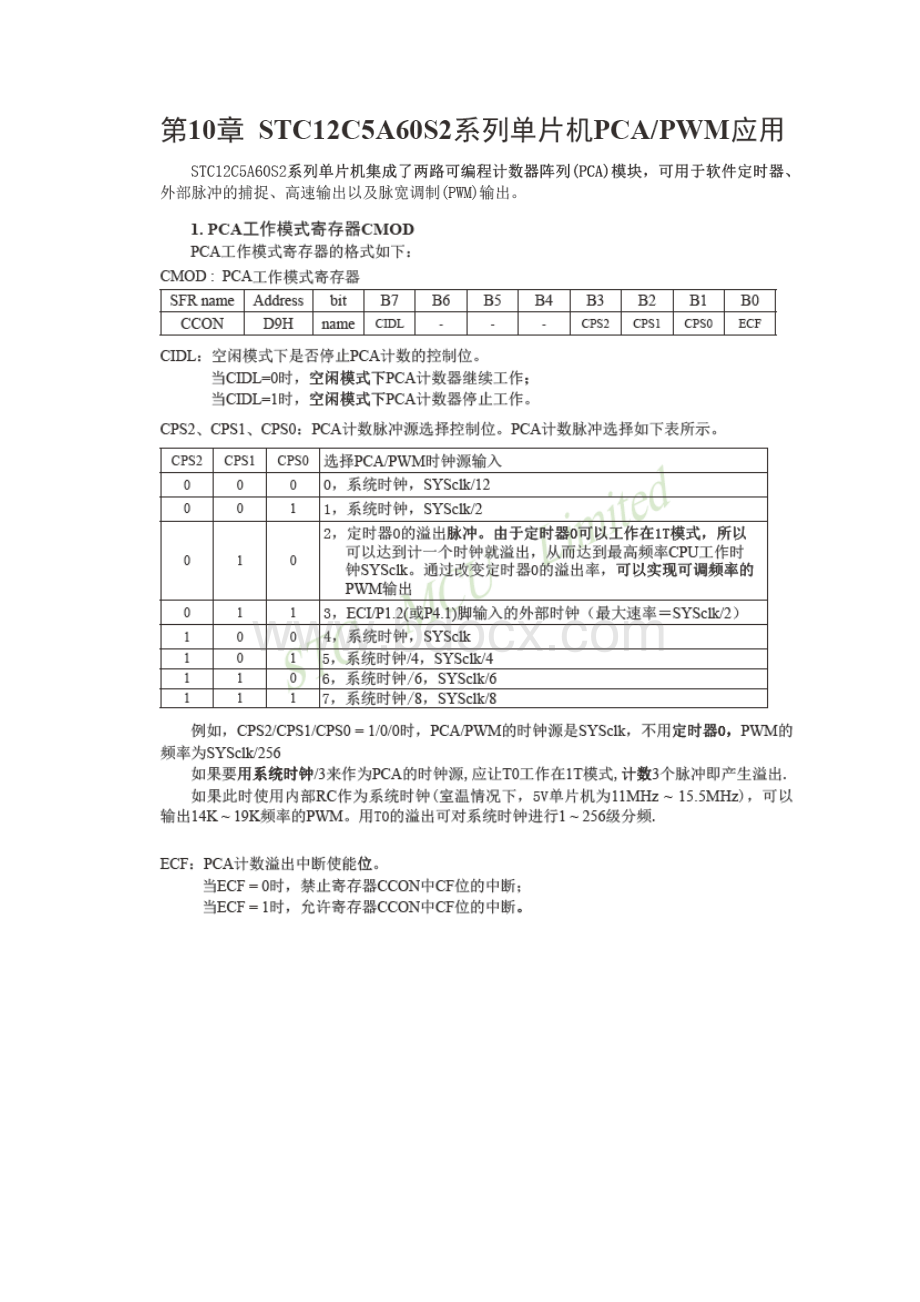 STC12C5A60S2内部PWM应用.docx_第2页