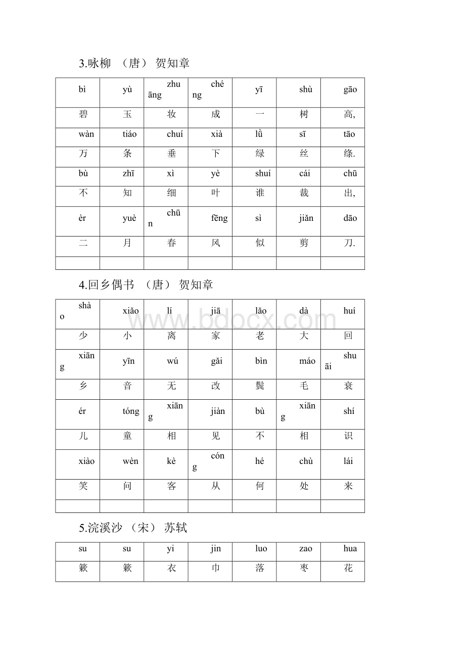 初中经典诗词拼音版.docx_第2页