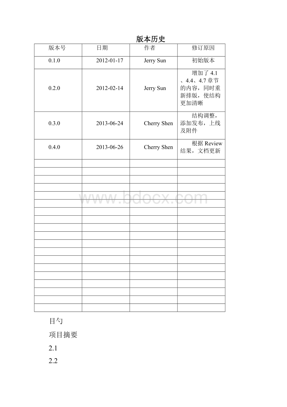 项目管理计划模板.docx_第2页