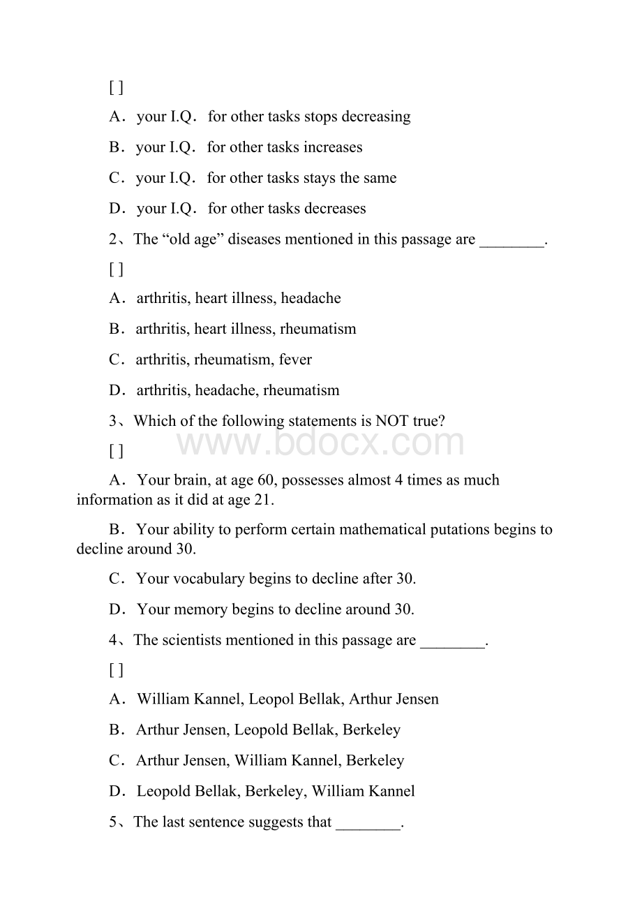 高中英语 Unit3 Australia 专项训练1 新人教版选修9Word文档格式.docx_第3页