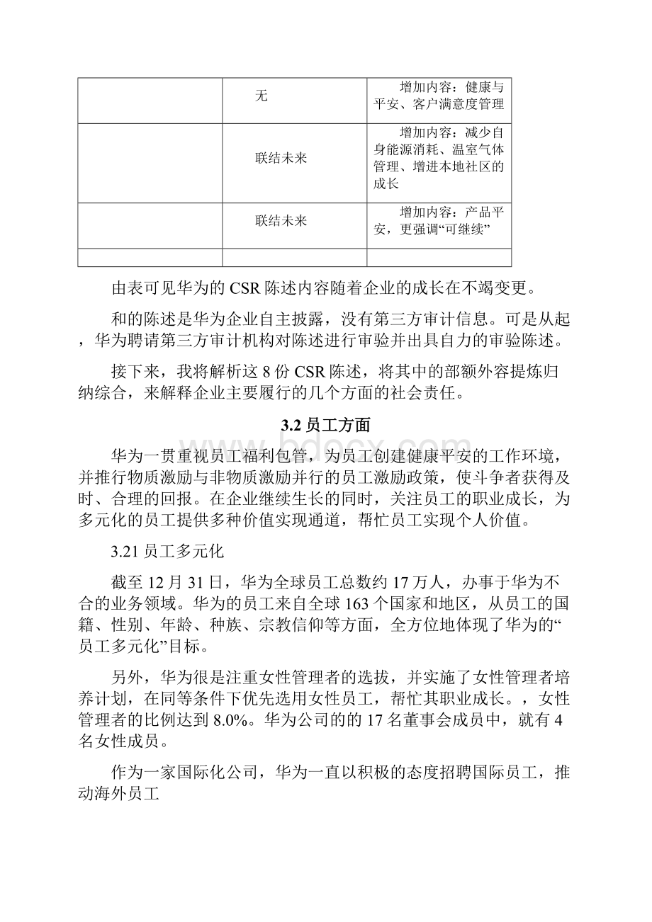 华为企业社会责任报告分析.docx_第3页