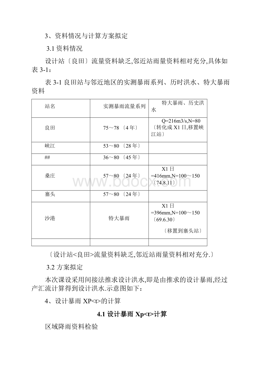 河海大学水文分析与计算课程设计报告.docx_第2页