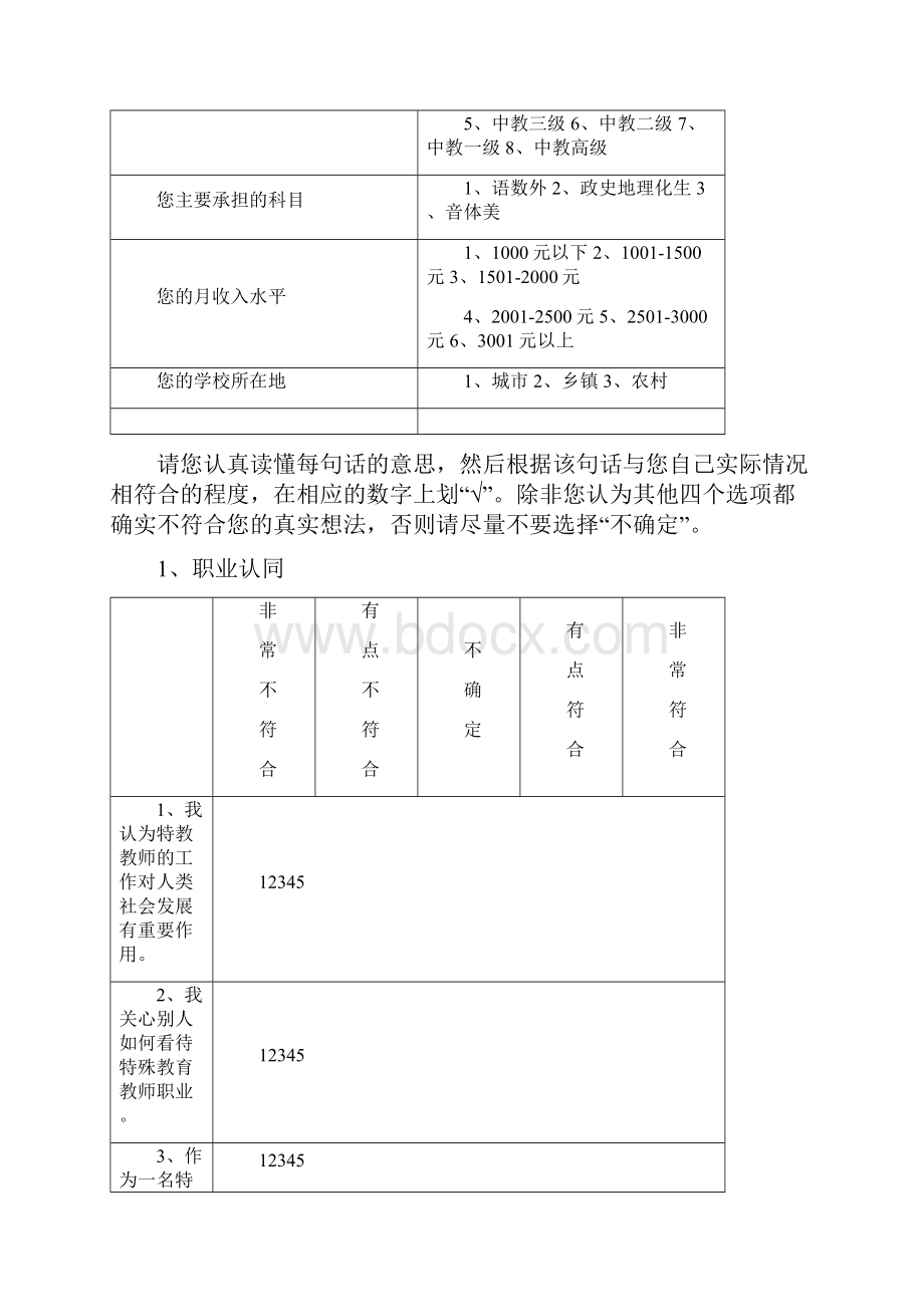 教师职业认同问卷.docx_第2页