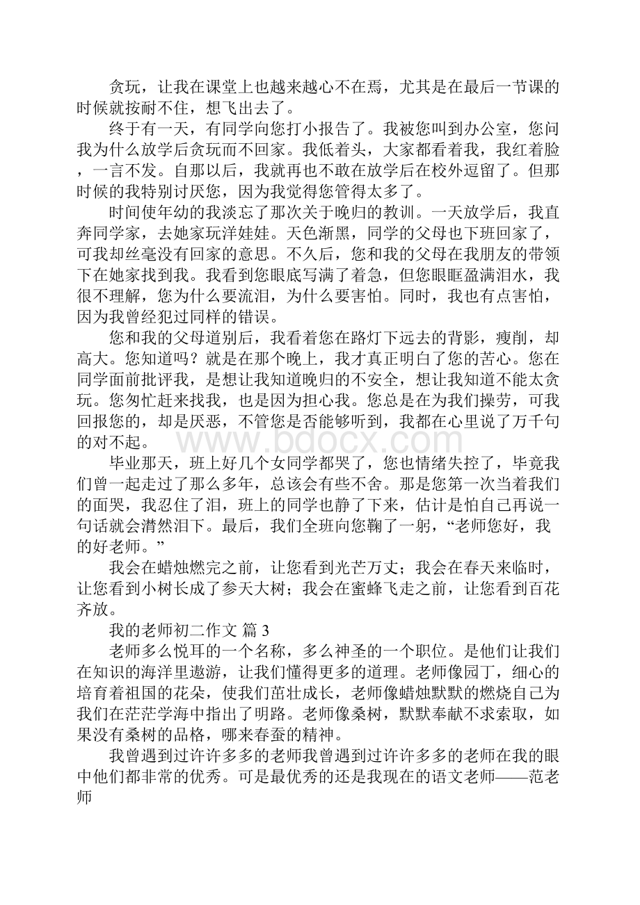 我的老师初二作文文档格式.docx_第3页