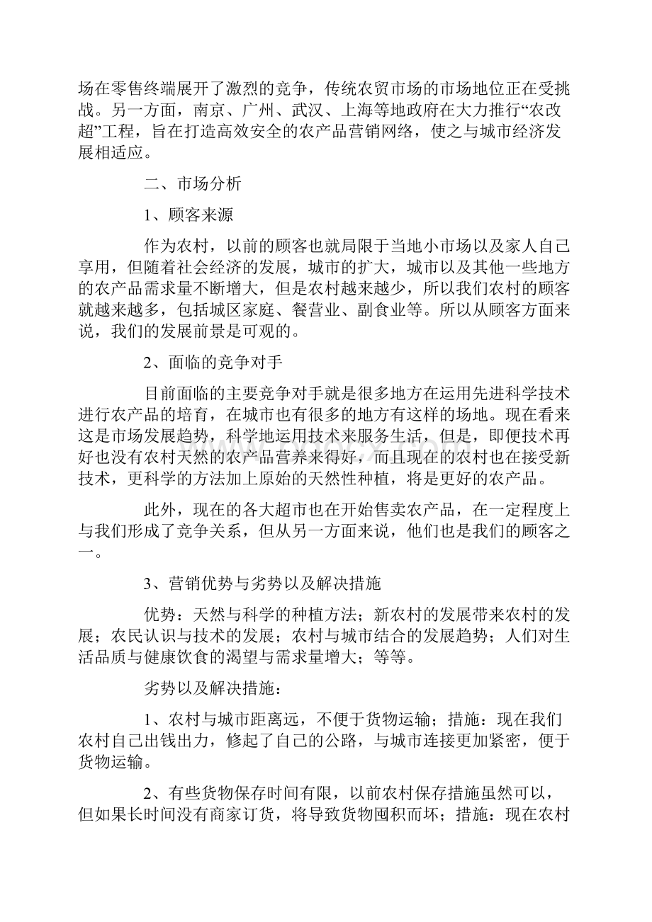 农产品营销方案案例模板范文4篇精选Word格式文档下载.docx_第2页