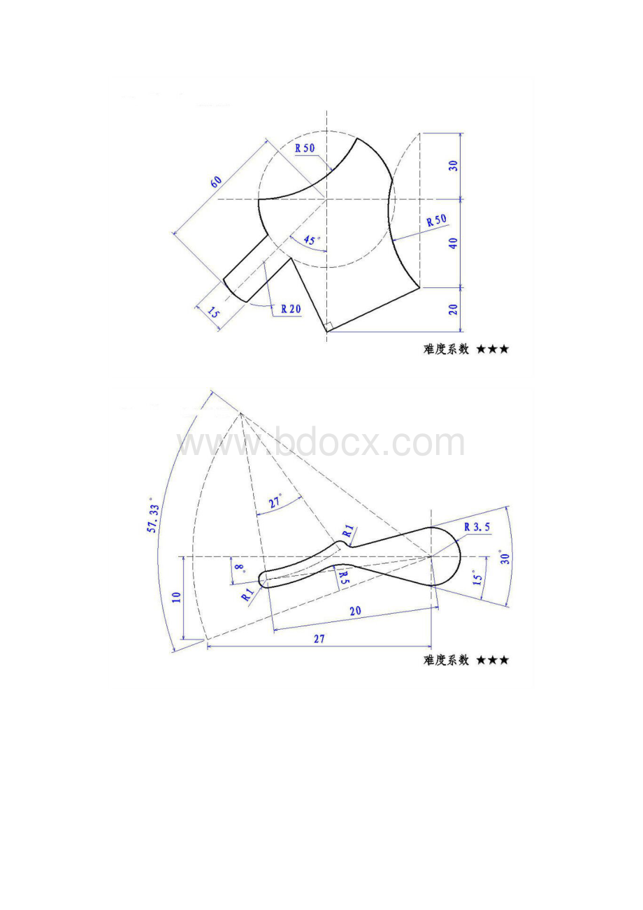 整理Solidworks草图绘制练习图.docx_第3页