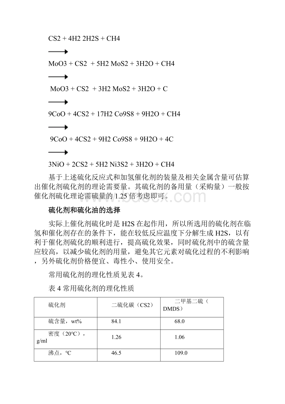 催化剂预硫化之欧阳历创编Word文档下载推荐.docx_第2页